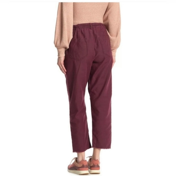 Free People Pants wine color bohemian - Picture 2 of 5